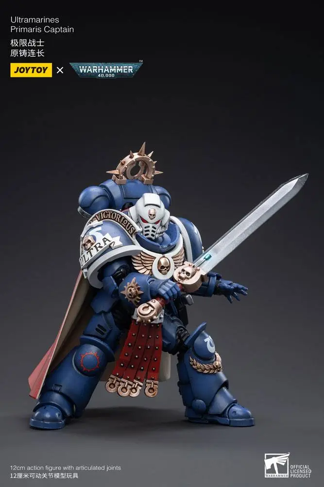 Warhammer 40k Akčná figúrka 1/18 Ultramarines Primaris Captain 12 cm produktová fotografia
