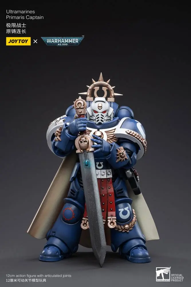 Warhammer 40k Akčná figúrka 1/18 Ultramarines Primaris Captain 12 cm produktová fotografia
