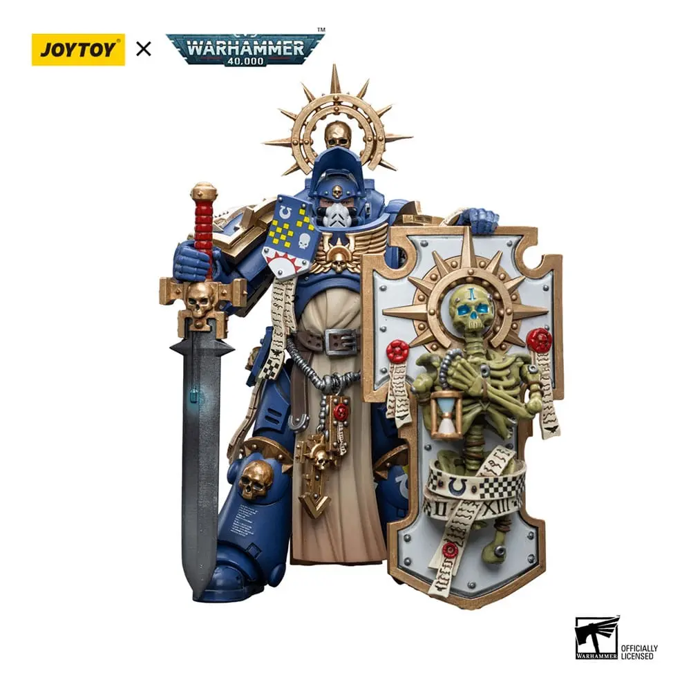 Warhammer 40k akčná figúrka 1/18 Ultramarines Primaris kapitány Relic pajzzsal és karddal 12 cm termékfotó