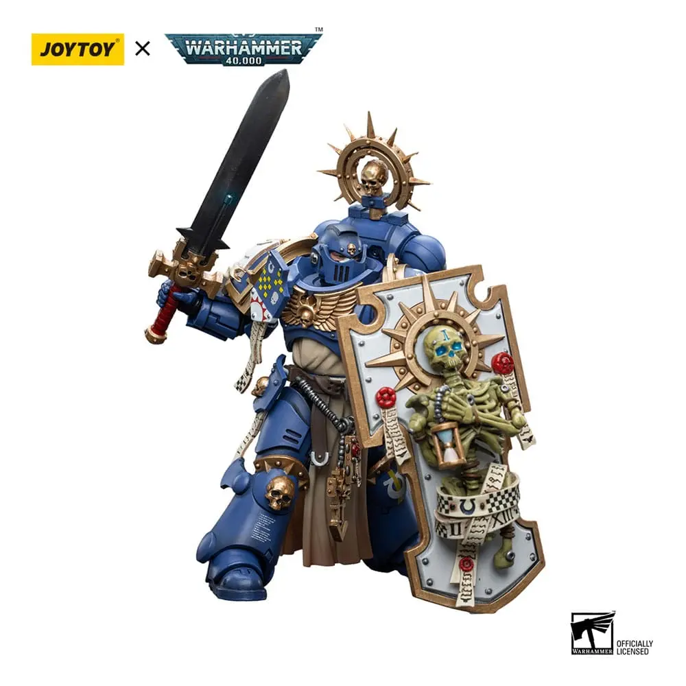 Warhammer 40k akčná figúrka 1/18 Ultramarines Primaris kapitány Relic pajzzsal és karddal 12 cm termékfotó