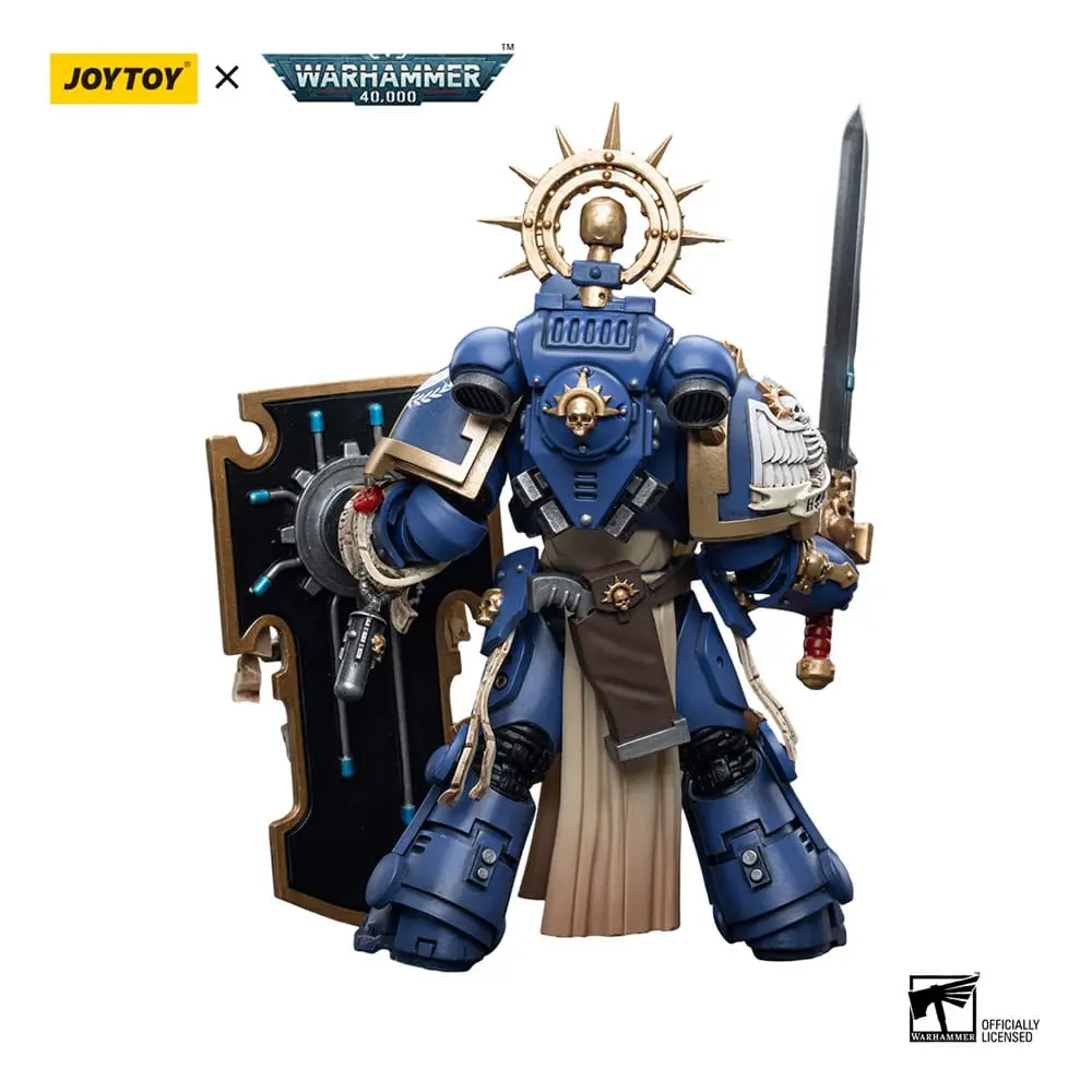 Warhammer 40k akčná figúrka 1/18 Ultramarines Primaris kapitány Relic pajzzsal és karddal 12 cm termékfotó