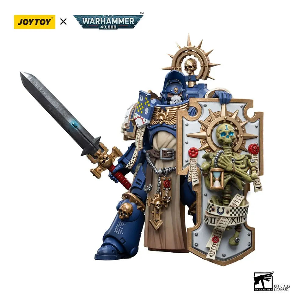 Warhammer 40k akčná figúrka 1/18 Ultramarines Primaris kapitány Relic pajzzsal és karddal 12 cm termékfotó