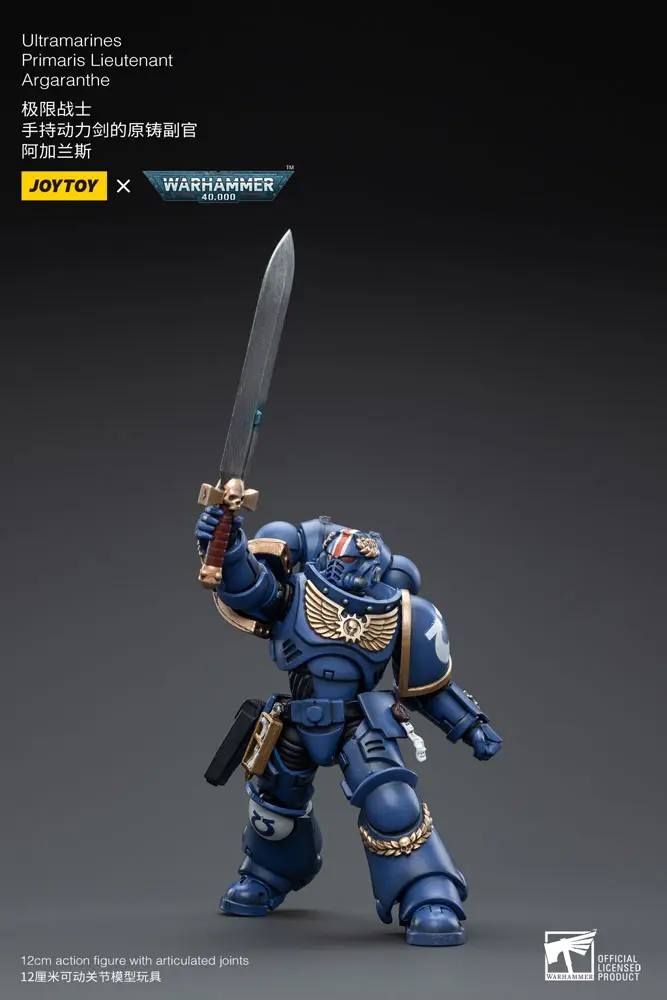 Warhammer 40k akčná figúrka 1/18 Ultramarines Primaris Lieutenant Argaranthe 12 cm termékfotó