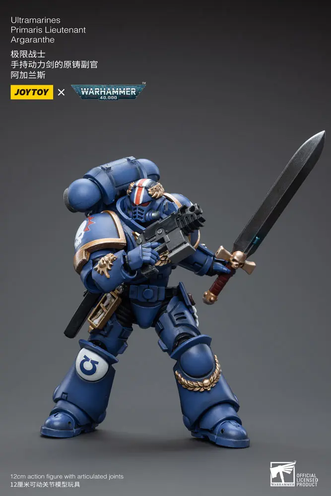 Warhammer 40k akčná figúrka 1/18 Ultramarines Primaris Lieutenant Argaranthe 12 cm termékfotó