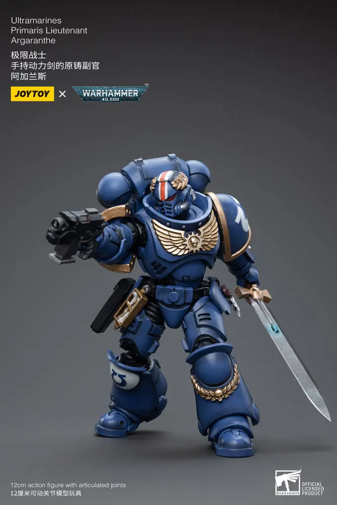 Warhammer 40k akčná figúrka 1/18 Ultramarines Primaris Lieutenant Argaranthe 12 cm termékfotó