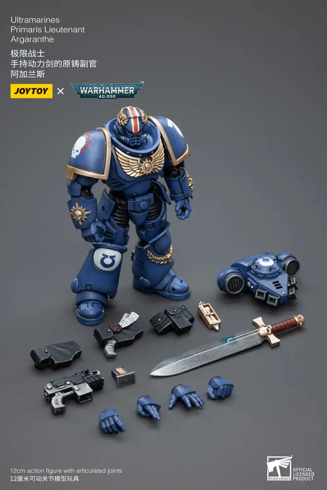 Warhammer 40k akčná figúrka 1/18 Ultramarines Primaris Lieutenant Argaranthe 12 cm termékfotó