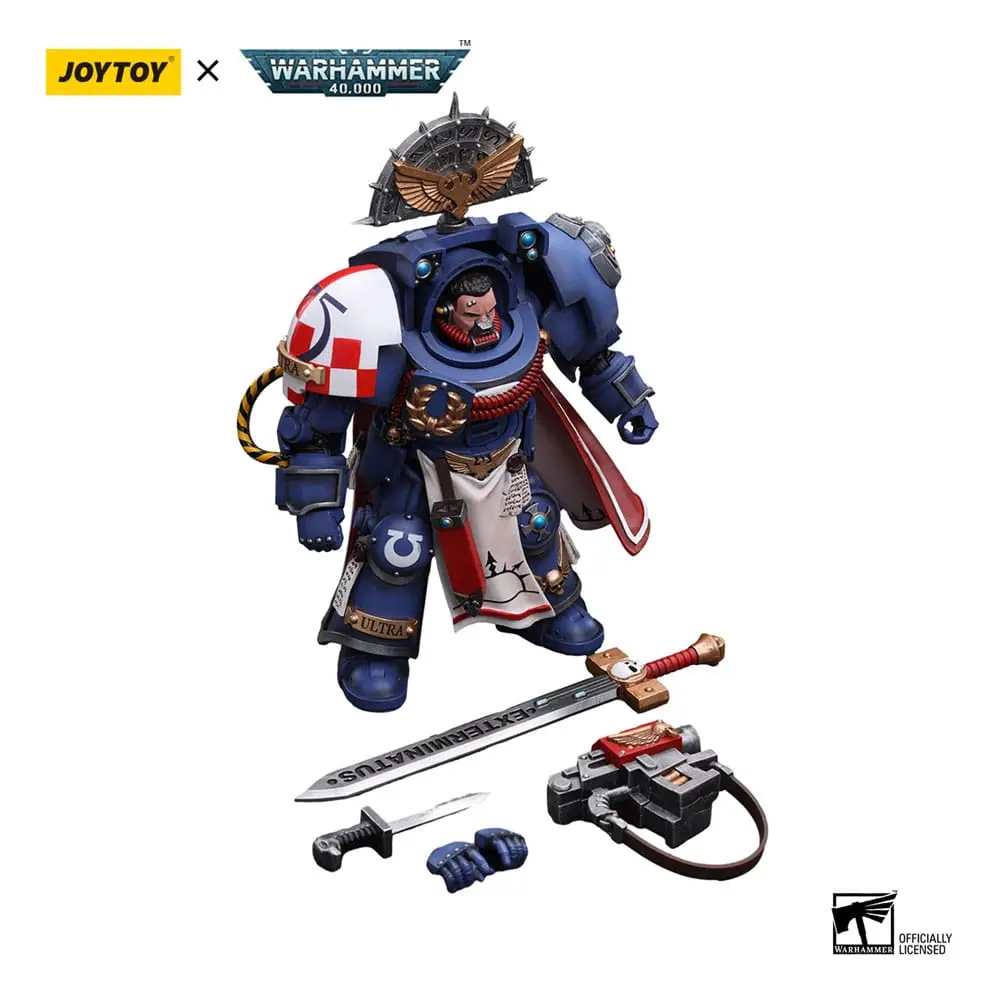 Warhammer 40k Akčná figúrka 1/18 Ultramarines Terminator Captain 12 cm produktová fotografia