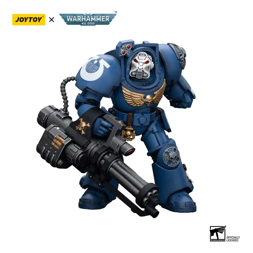 Warhammer 40k Akčná figúrka 1/18 Ultramarines Terminator Squad Terminator s útočným kanónom 12 cm produktová fotografia
