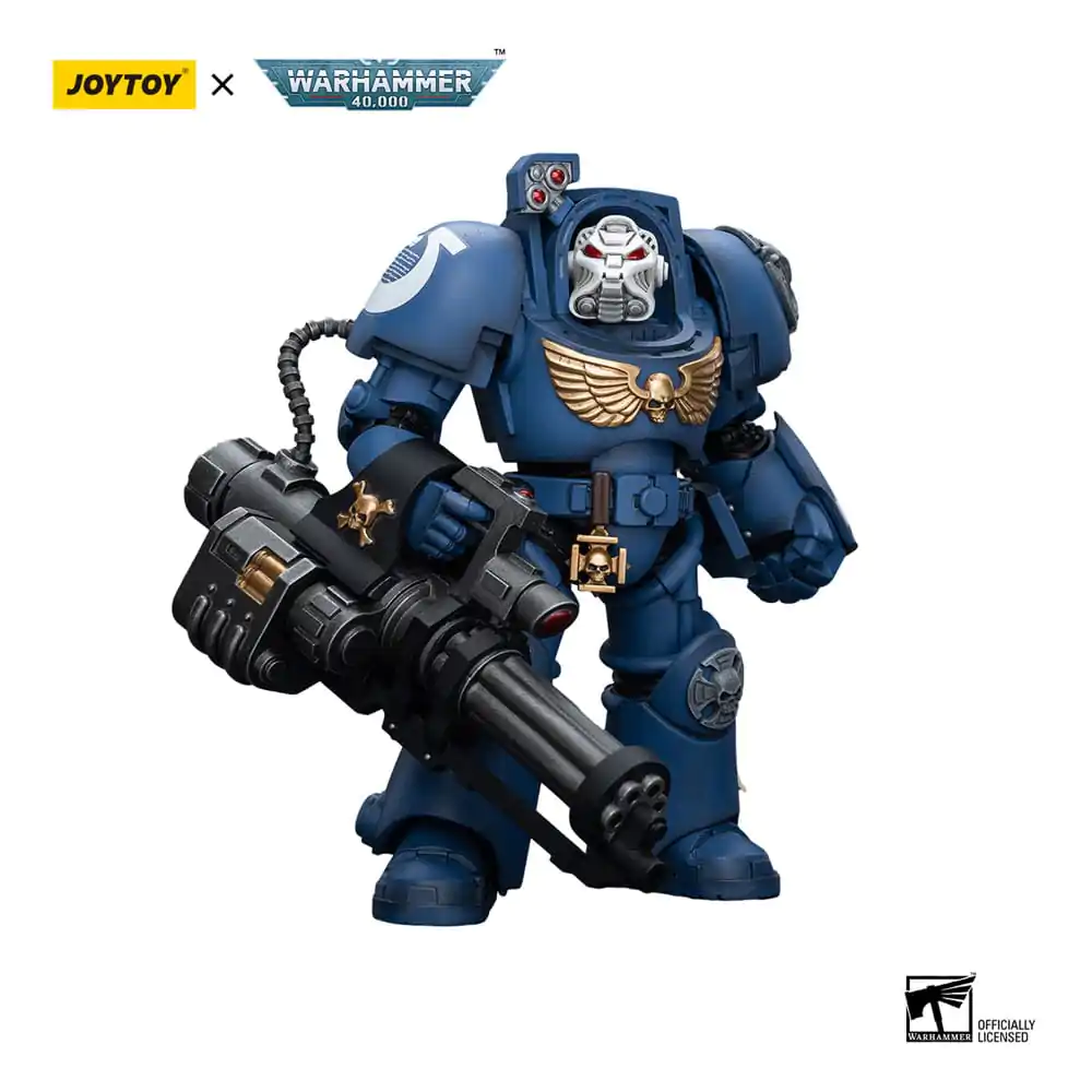 Warhammer 40k Akčná figúrka 1/18 Ultramarines Terminator Squad Terminator s útočným kanónom 12 cm produktová fotografia