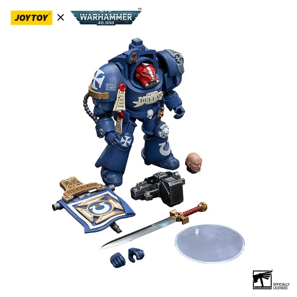 Warhammer 40k Akčná figúrka 1/18 Ultramarines Terminators Sergeant Bellan 12 cm termékfotó