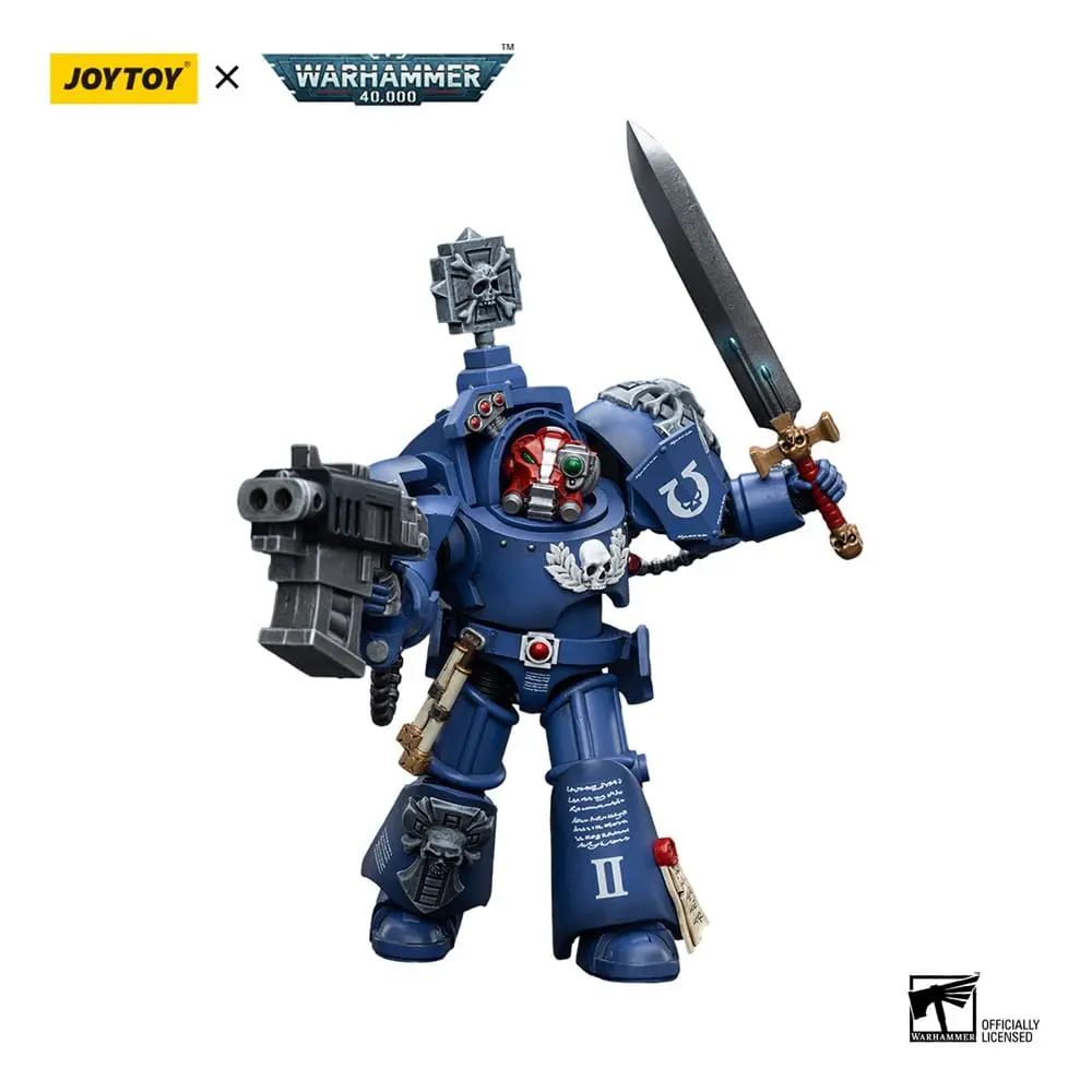 Warhammer 40k Akčná figúrka 1/18 Ultramarines Terminators Sergeant Terconon 12 cm produktová fotografia