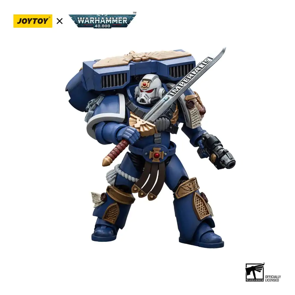 Warhammer 40k Akčná figúrka 1/18 Ultramarines Vanguard Veteran Sergeant 12 cm produktová fotografia