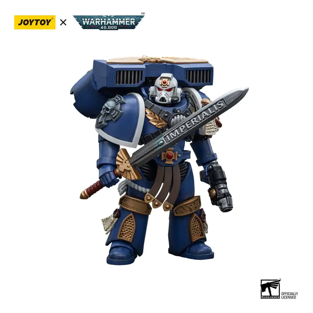 Warhammer 40k Akčná figúrka 1/18 Ultramarines Vanguard Veteran Sergeant 12 cm produktová fotografia
