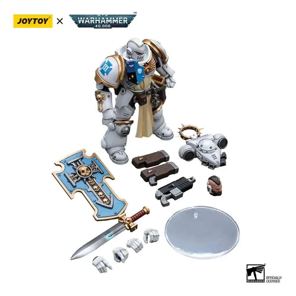 Warhammer 40k akčná figúrka 1/18 White Consuls Bladeguard Veteran 12 cm produktová fotografia
