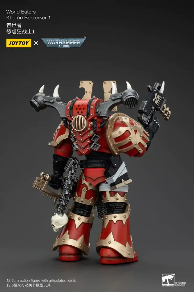 Warhammer 40k akčná figúrka 1/18 World Eaters Khorne Berzerker 1 cm termékfotó