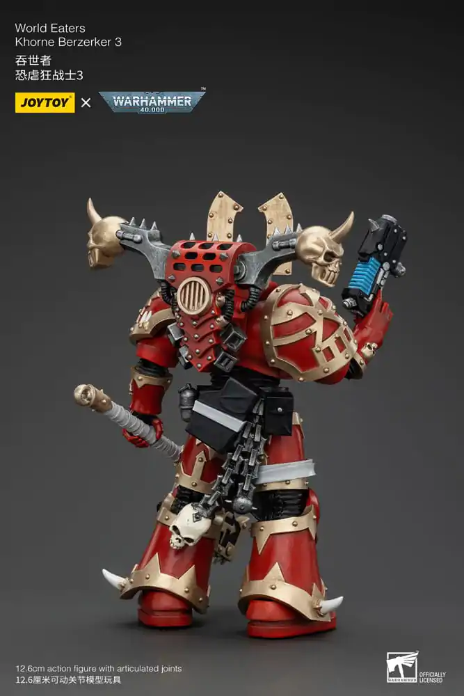 Warhammer 40k akčná figúrka 1/18 World Eaters Khorne Berzerker 3 13 cm termékfotó