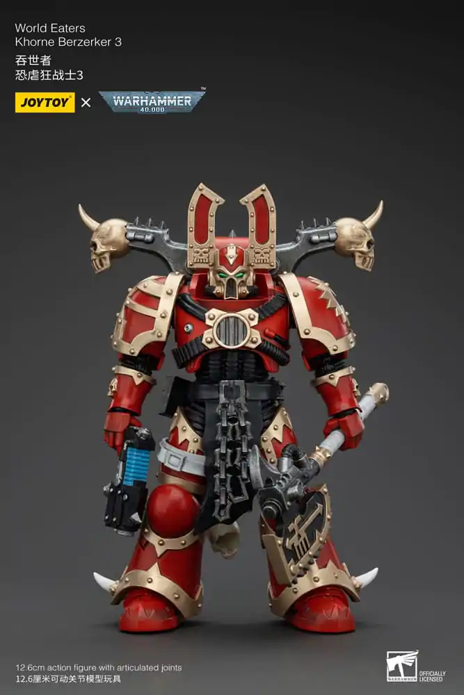 Warhammer 40k akčná figúrka 1/18 World Eaters Khorne Berzerker 3 13 cm termékfotó