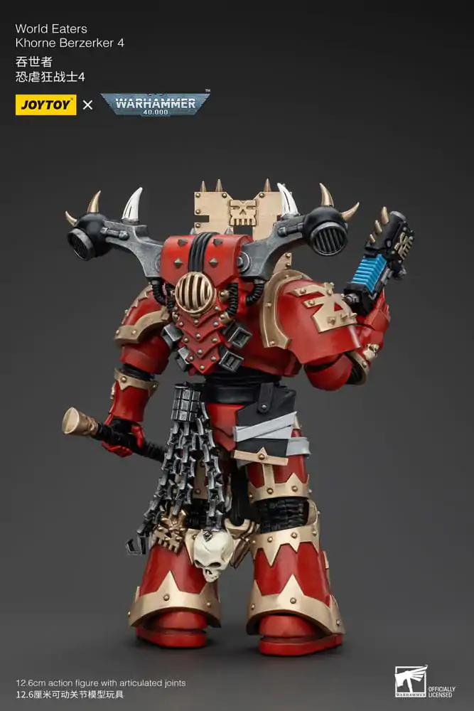 Warhammer 40k Akčná figúrka 1/18 World Eaters Khorne Berzerker 4 13 cm termékfotó