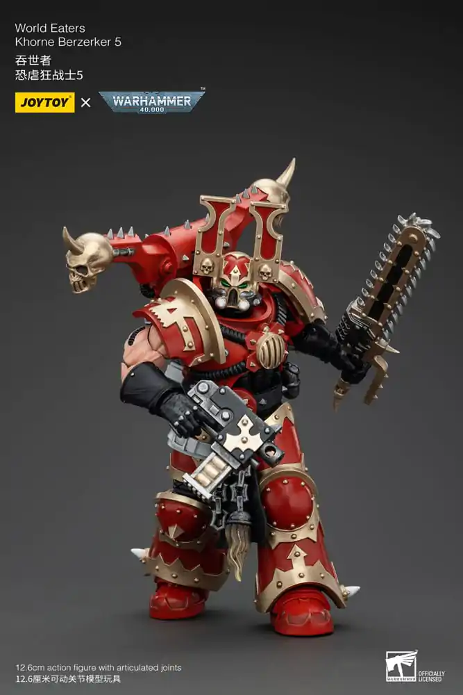 Warhammer 40k akčná figúrka 1/18 World Eaters Khorne Berzerker 5 13 cm termékfotó