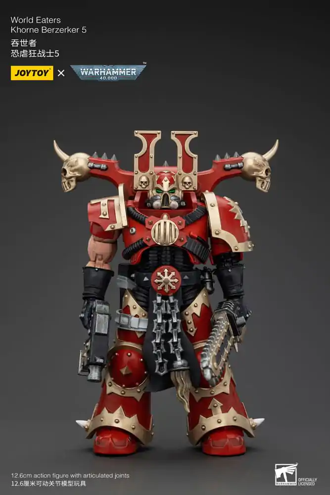 Warhammer 40k akčná figúrka 1/18 World Eaters Khorne Berzerker 5 13 cm termékfotó