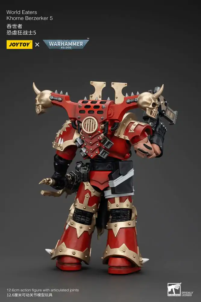 Warhammer 40k akčná figúrka 1/18 World Eaters Khorne Berzerker 5 13 cm termékfotó