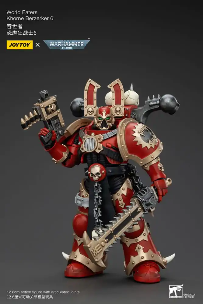 Warhammer 40k Akčná figúrka 1/18 World Eaters Khorne Berzerker 6 cm termékfotó