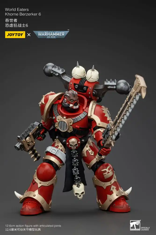 Warhammer 40k Akčná figúrka 1/18 World Eaters Khorne Berzerker 6 cm termékfotó