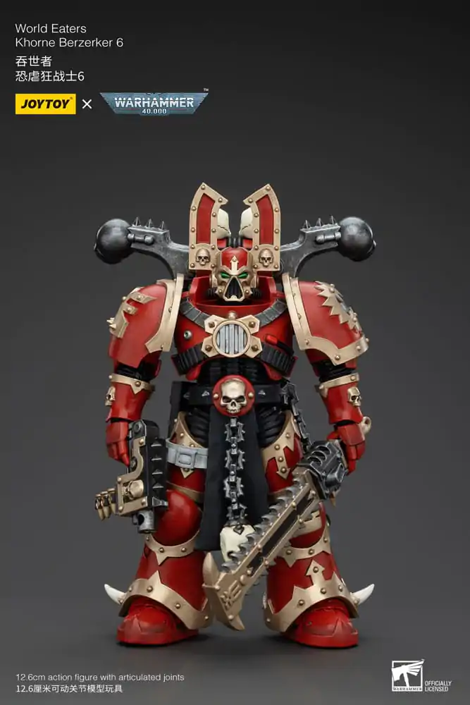 Warhammer 40k Akčná figúrka 1/18 World Eaters Khorne Berzerker 6 cm termékfotó