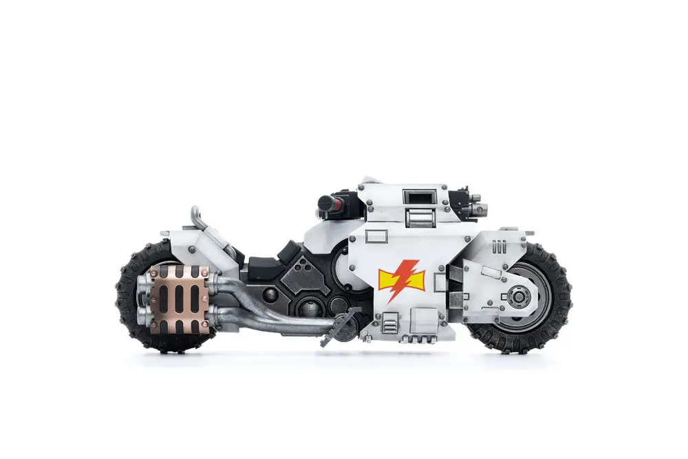 Warhammer 40k Vehicle 1/18 White Scars Raider-pattern bojová motorka 22 cm produktová fotografia