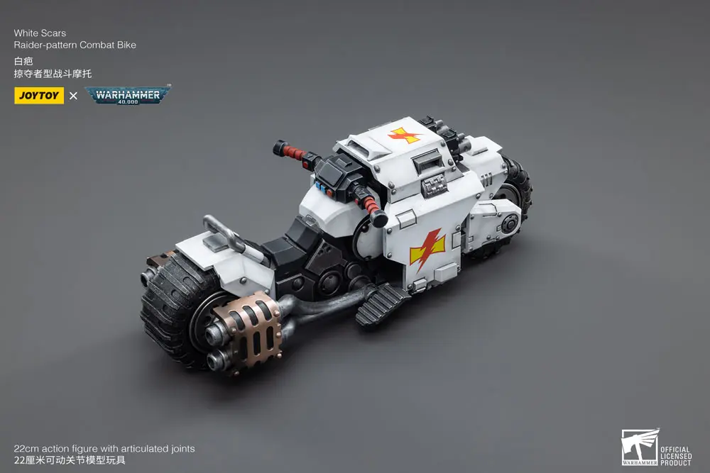 Warhammer 40k Vehicle 1/18 White Scars Raider-pattern bojová motorka 22 cm produktová fotografia