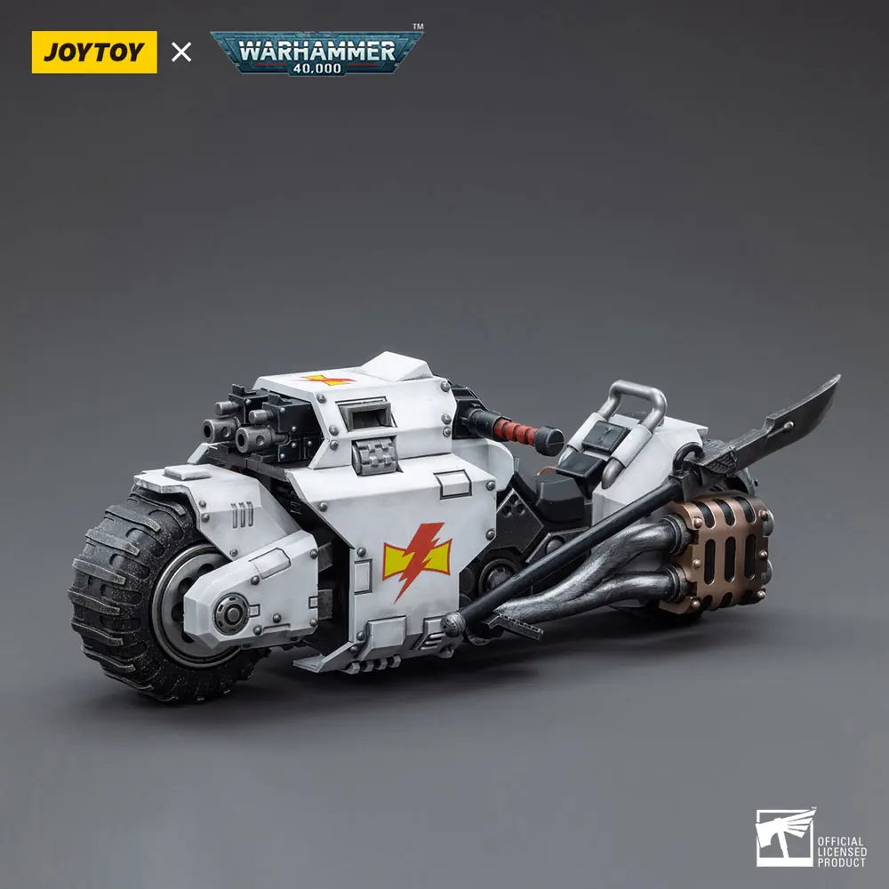 Warhammer 40k Vehicle 1/18 White Scars Raider-pattern bojová motorka 22 cm produktová fotografia