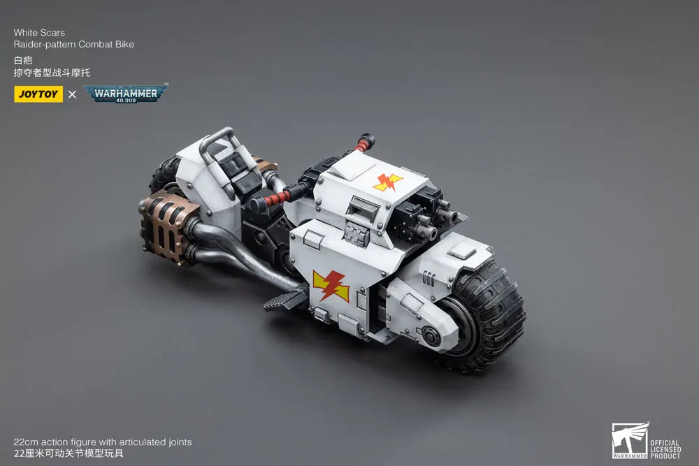 Warhammer 40k Vehicle 1/18 White Scars Raider-pattern bojová motorka 22 cm produktová fotografia