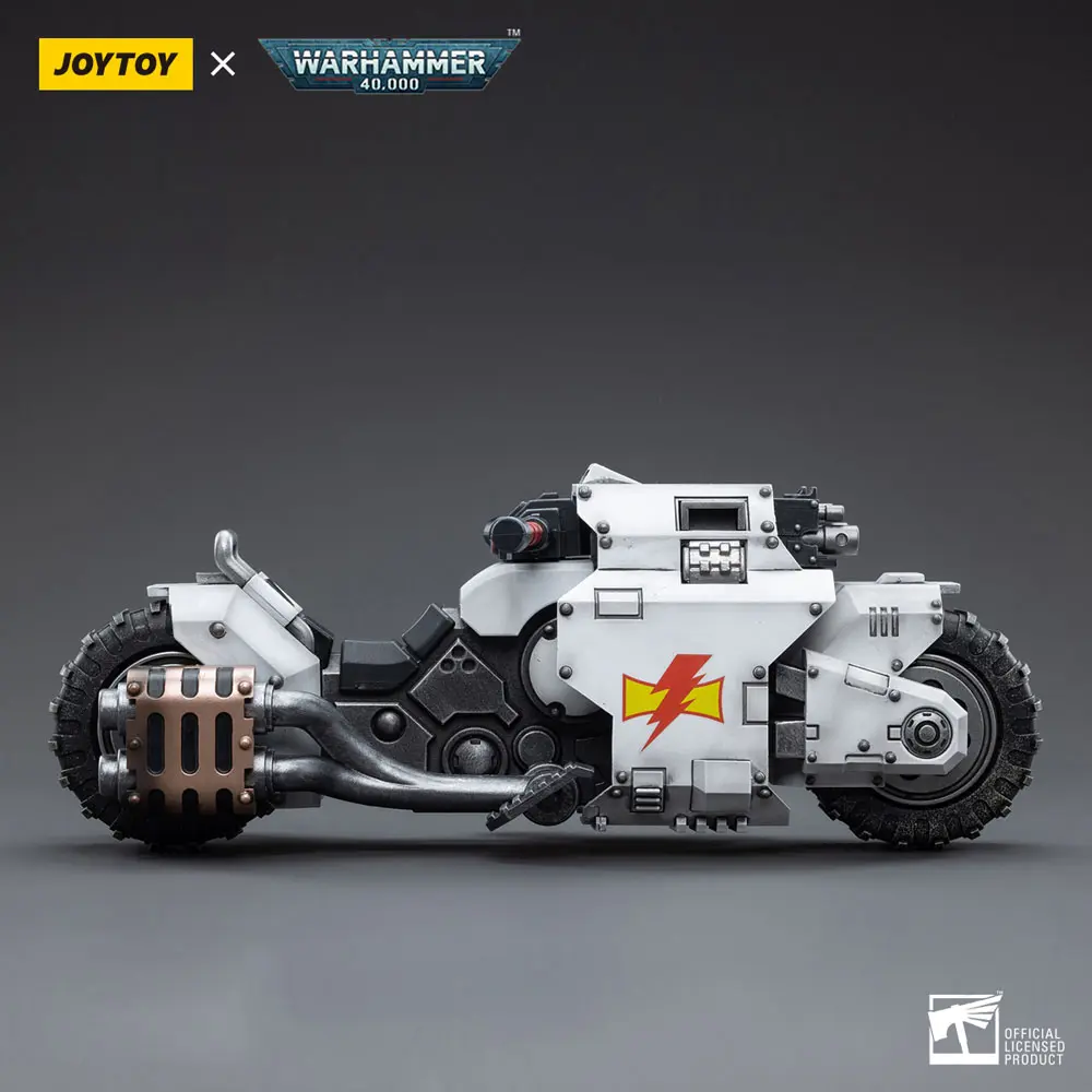 Warhammer 40k Vehicle 1/18 White Scars Raider-pattern bojová motorka 22 cm produktová fotografia