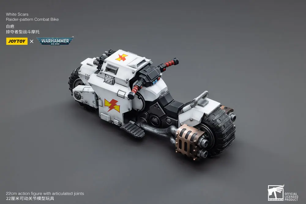 Warhammer 40k Vehicle 1/18 White Scars Raider-pattern bojová motorka 22 cm produktová fotografia