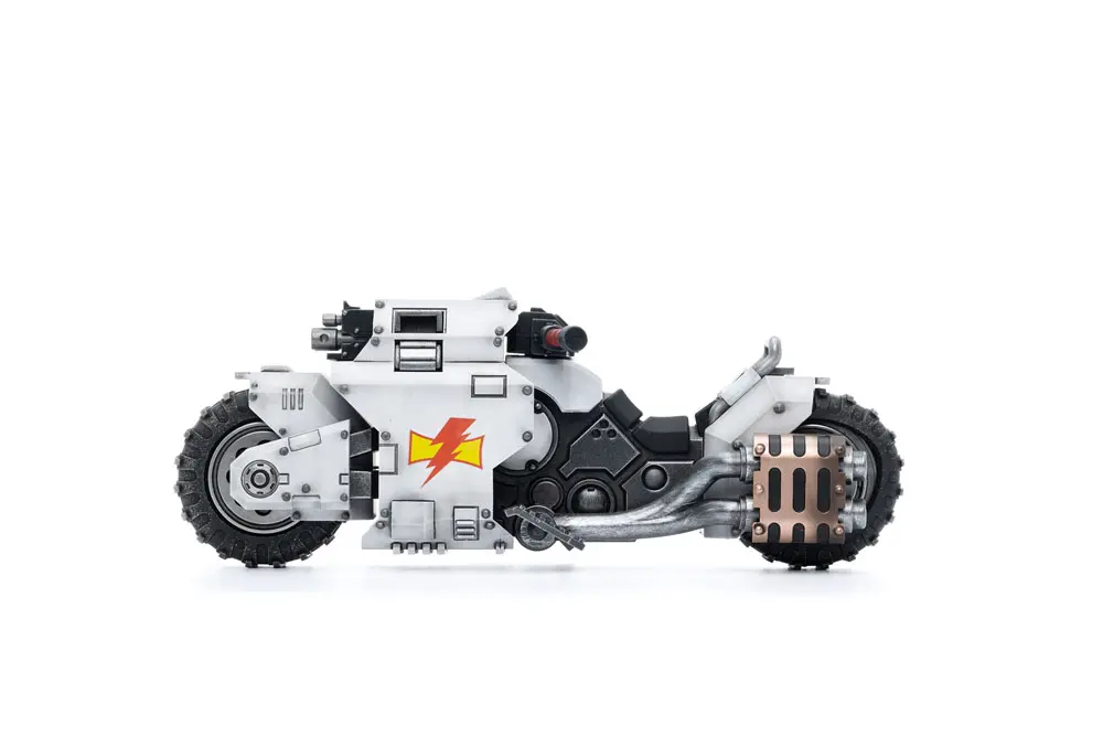 Warhammer 40k Vehicle 1/18 White Scars Raider-pattern bojová motorka 22 cm produktová fotografia