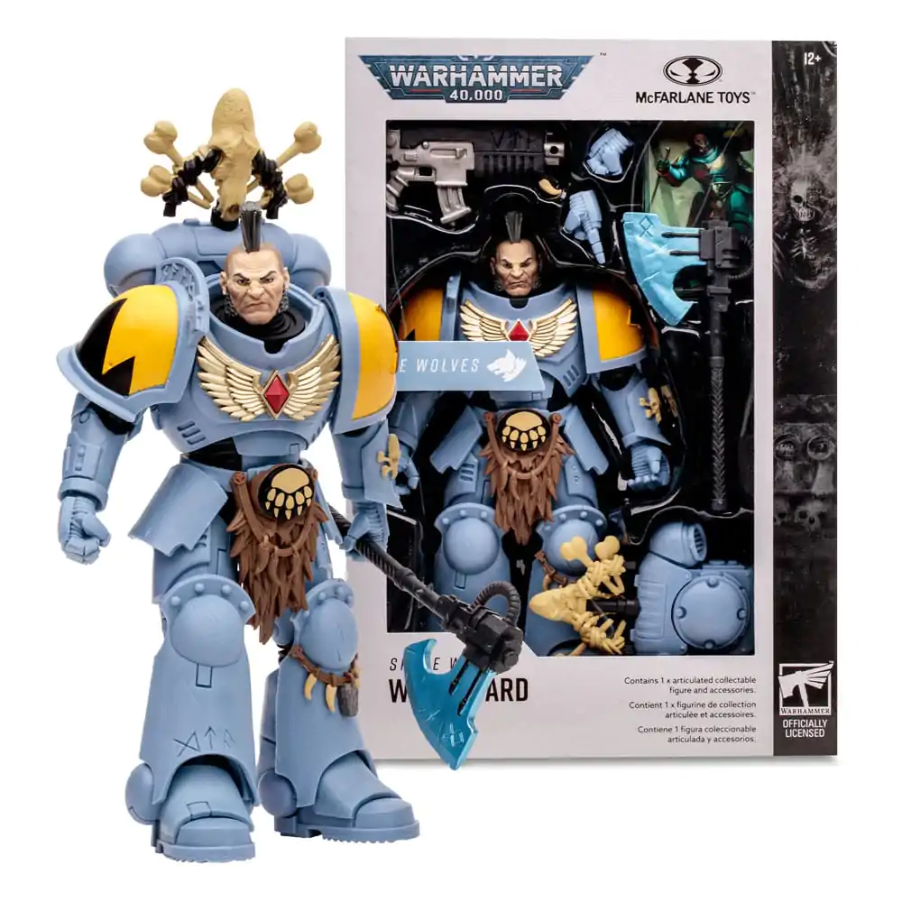 Warhammer 40k Akčná figúrka Space Wolves Wolf Guard 18 cm produktová fotografia