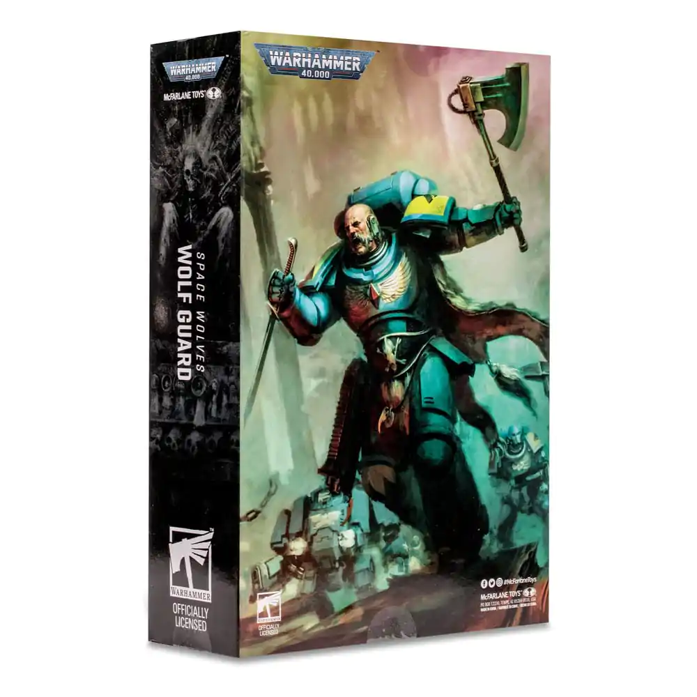 Warhammer 40k Akčná figúrka Space Wolves Wolf Guard 18 cm produktová fotografia