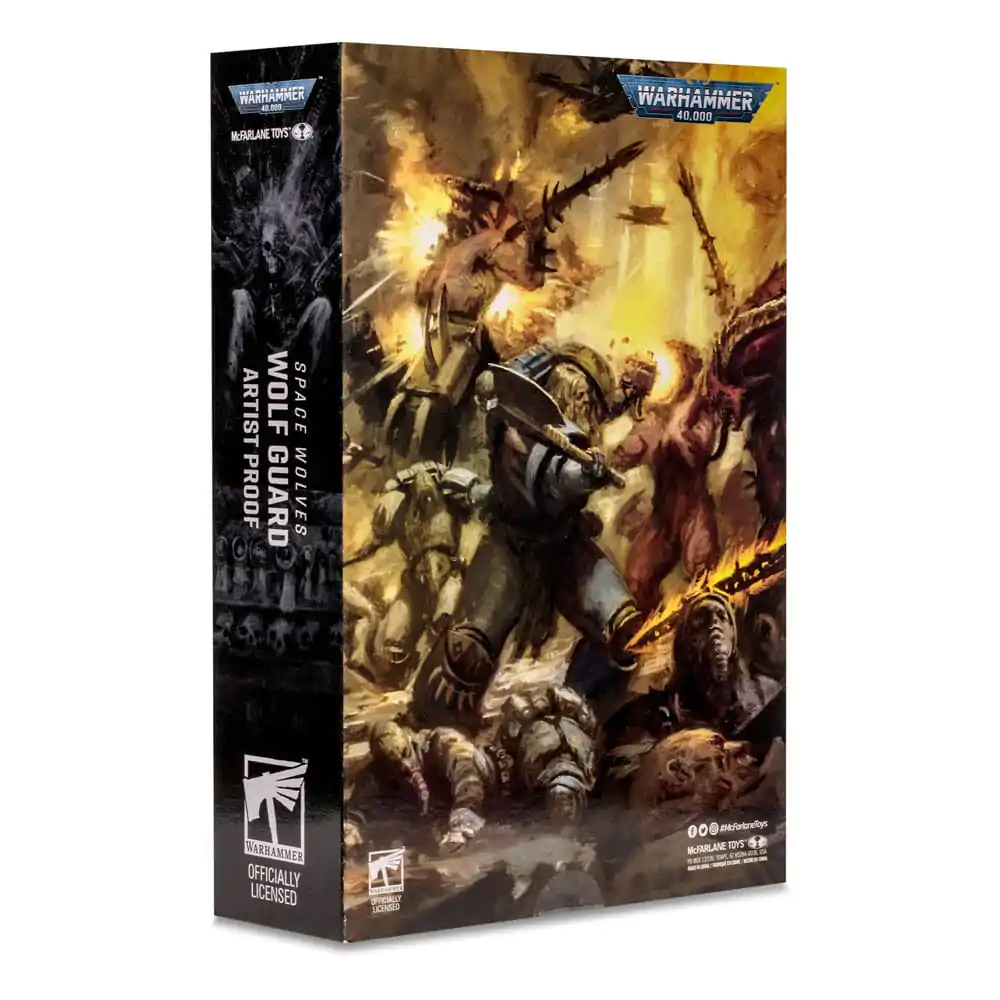 Warhammer 40k Akčná figúrka Space Wolves Wolf Guard (Artist Proof) 18 cm produktová fotografia