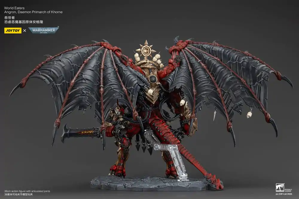 Warhammer 40k Akčná figúrka World Eaters Angron Daemon Primarch of Khorne 48 cm produktová fotografia