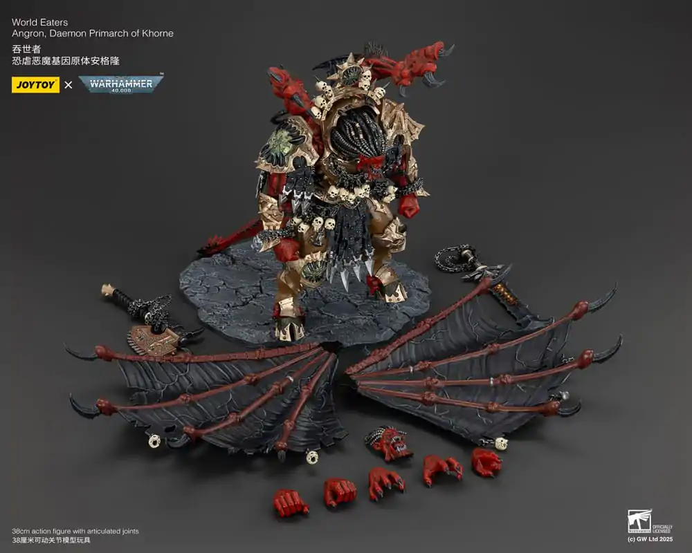 Warhammer 40k Akčná figúrka World Eaters Angron Daemon Primarch of Khorne 48 cm produktová fotografia