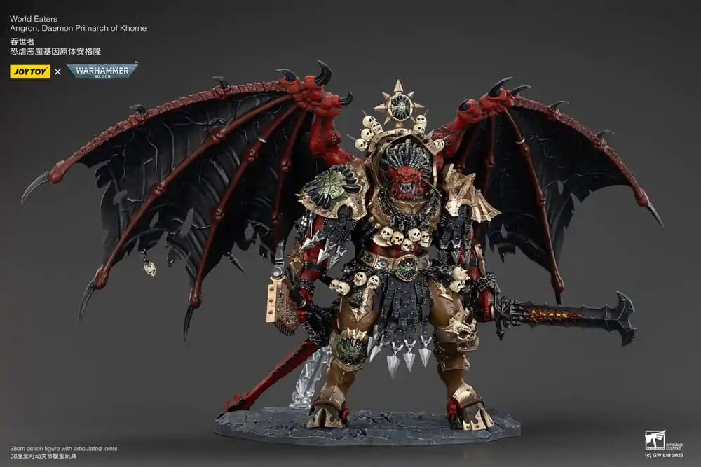 Warhammer 40k Akčná figúrka World Eaters Angron Daemon Primarch of Khorne 48 cm produktová fotografia