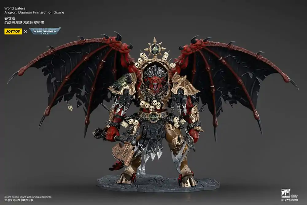 Warhammer 40k Akčná figúrka World Eaters Angron Daemon Primarch of Khorne 48 cm produktová fotografia