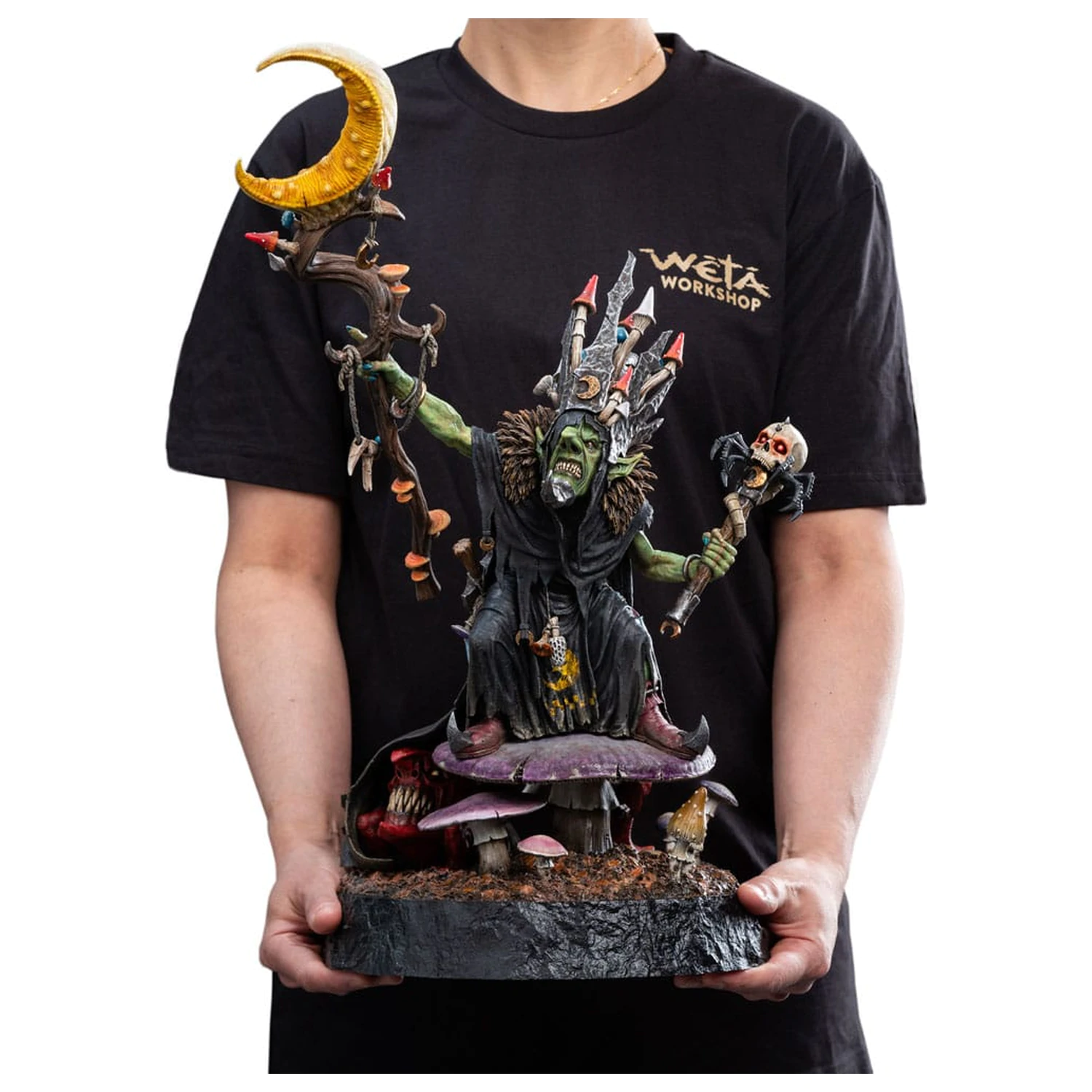 Warhammer: Age of Sigmar Socha 1/6 Skragrott the Loonking Limitovaná edícia 41 cm produktová fotografia