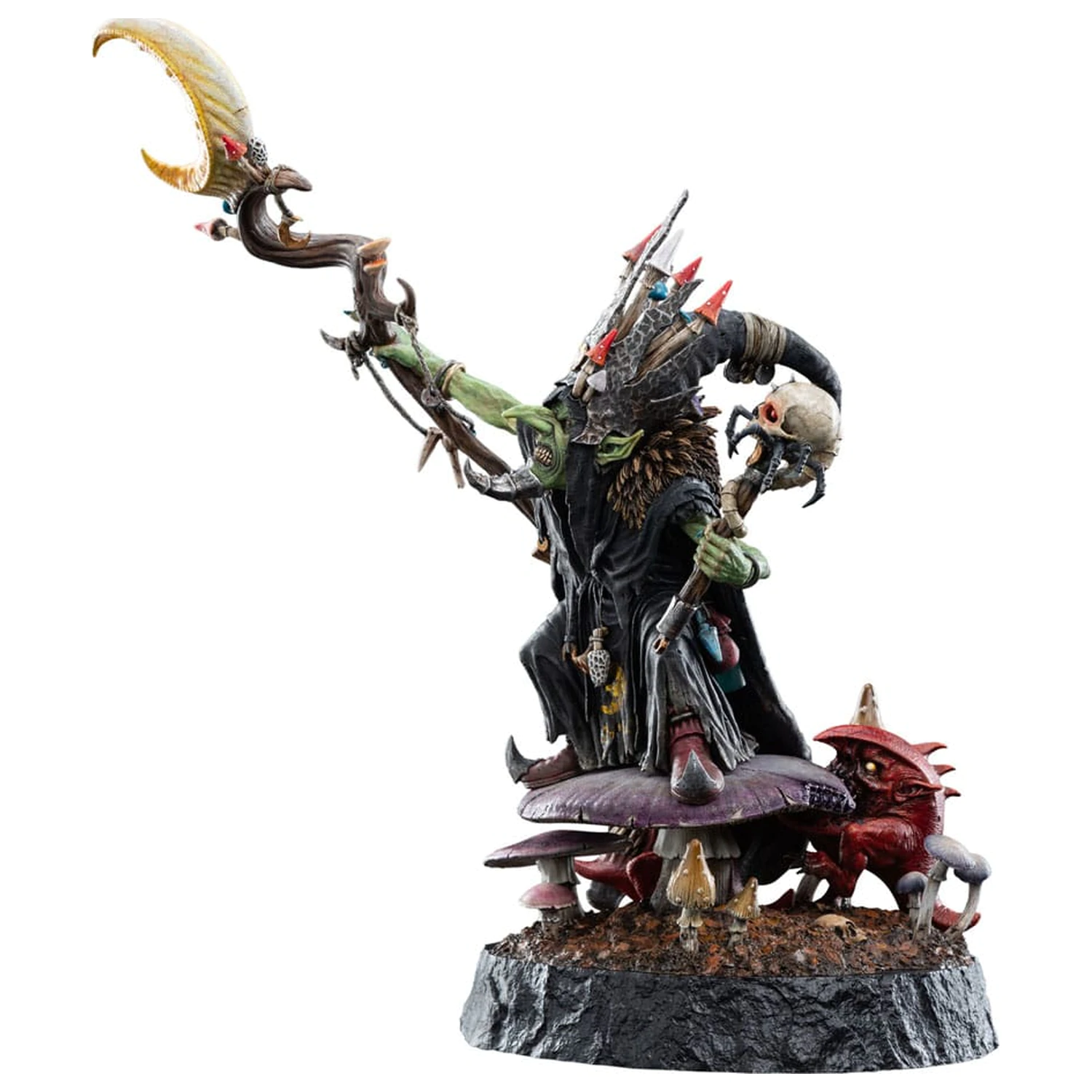 Warhammer: Age of Sigmar Socha 1/6 Skragrott the Loonking Limitovaná edícia 41 cm produktová fotografia