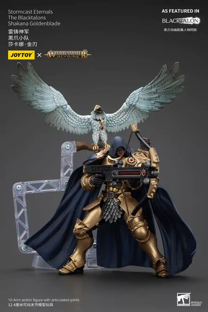 Warhammer Age of Sigmar Akčná figúrka Stormcast Eternals The Blacktalons Shakana Goldenblade 20 cm produktová fotografia