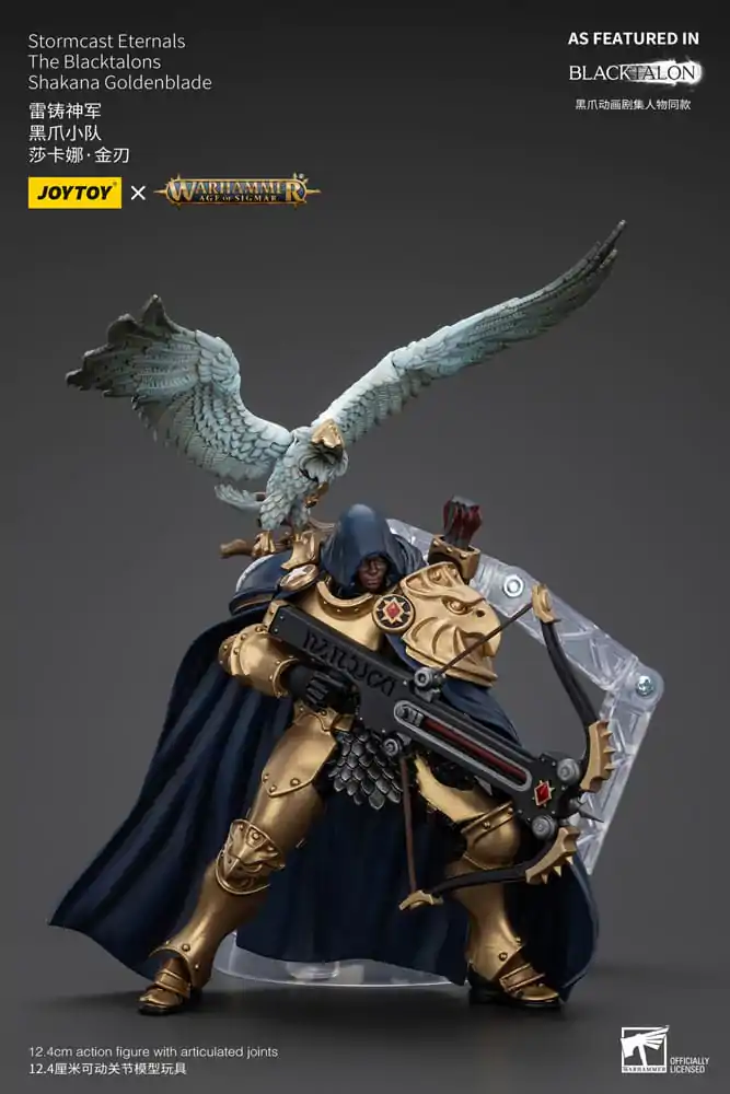 Warhammer Age of Sigmar Akčná figúrka Stormcast Eternals The Blacktalons Shakana Goldenblade 20 cm produktová fotografia