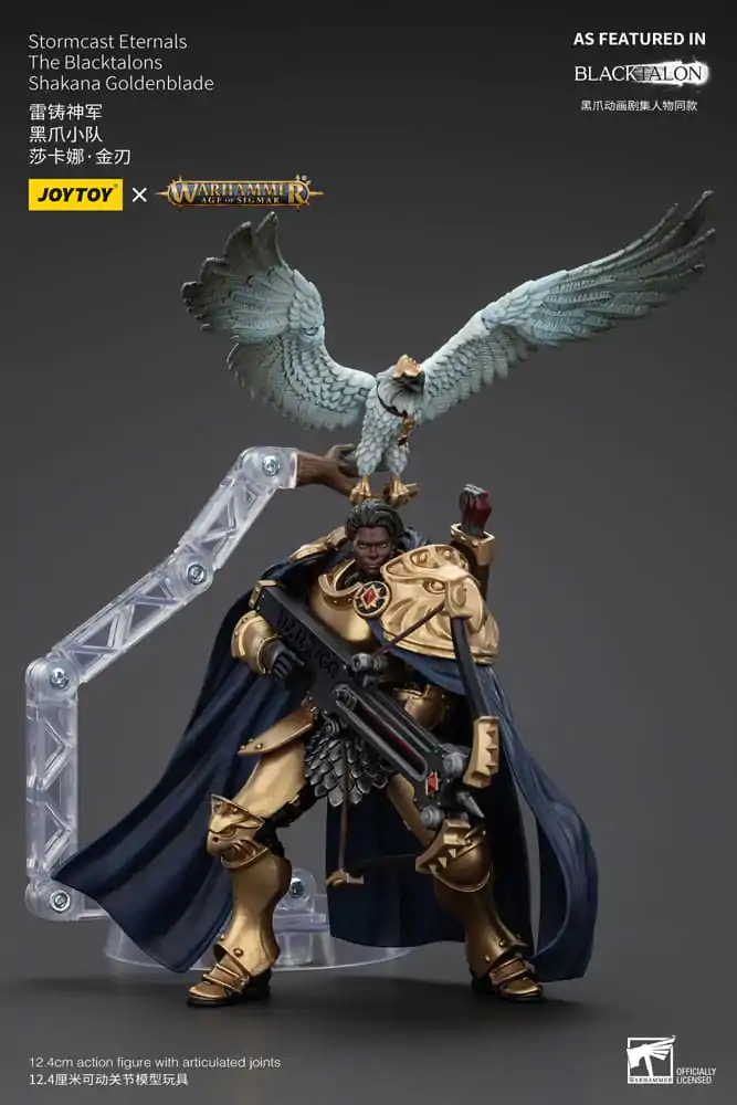 Warhammer Age of Sigmar Akčná figúrka Stormcast Eternals The Blacktalons Shakana Goldenblade 20 cm produktová fotografia