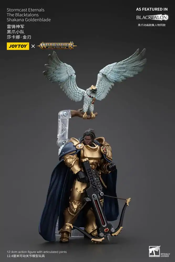 Warhammer Age of Sigmar Akčná figúrka Stormcast Eternals The Blacktalons Shakana Goldenblade 20 cm produktová fotografia