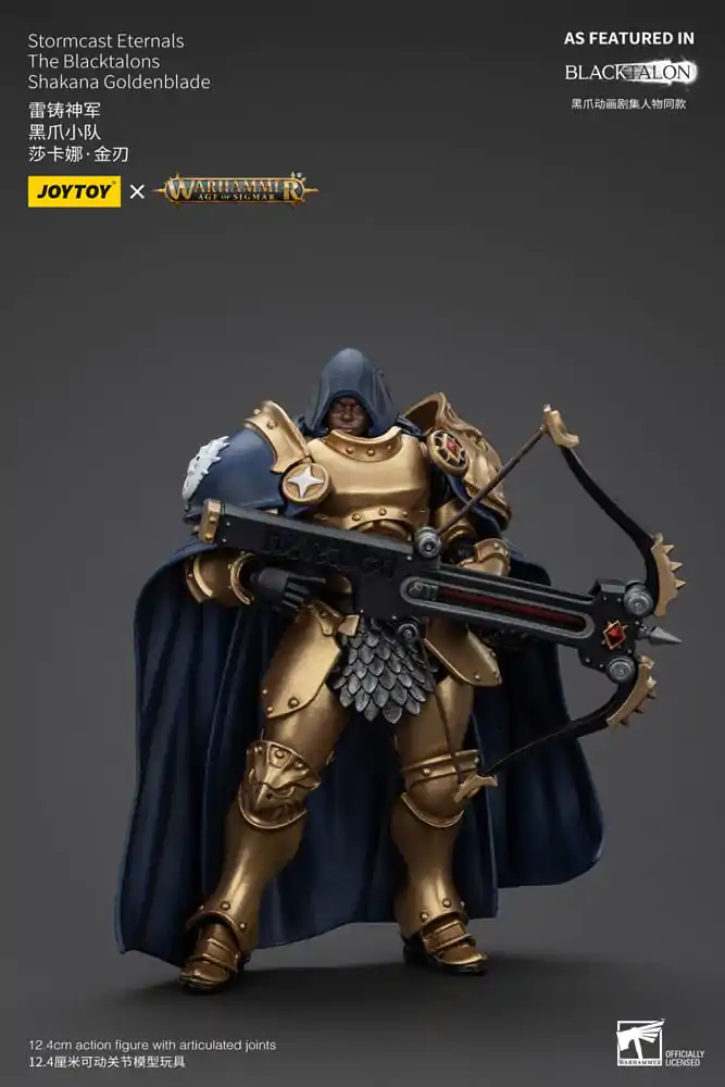 Warhammer Age of Sigmar Akčná figúrka Stormcast Eternals The Blacktalons Shakana Goldenblade 20 cm produktová fotografia