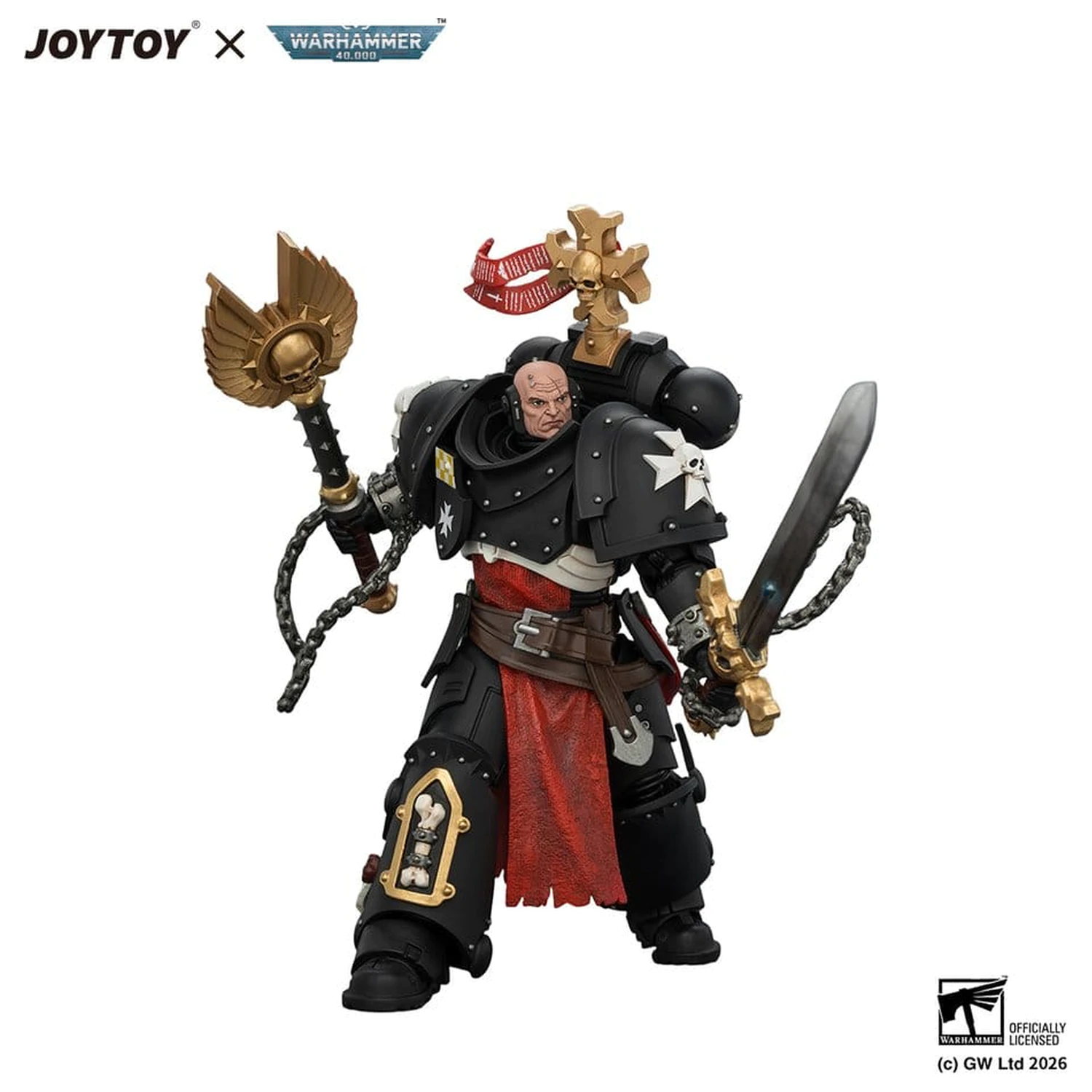 Warhammer Akčná figúrka Black Templars Execrator 1 12 cm produktová fotografia